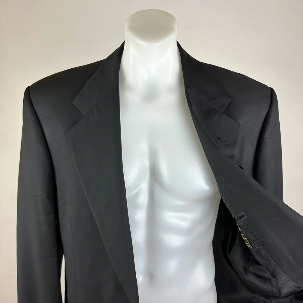 Aquascutum Virgin Wool Regent 100 Sport Coat in Black